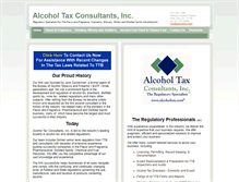 Tablet Screenshot of alcoholtax.com